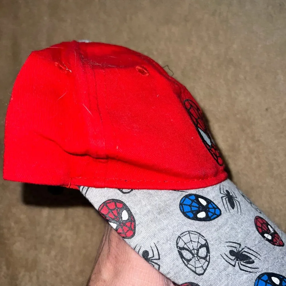 Spider-Man Marvel Comic Superhero Kids‎ Red Blue Gray Baseball Ball Cap Hat
